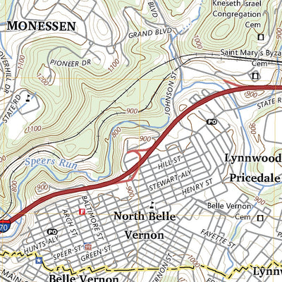 United States Geological Survey Donora, PA (2023, 24000-Scale) digital map