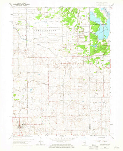 United States Geological Survey Donovan, IL-IN (1964, 24000-Scale) digital map