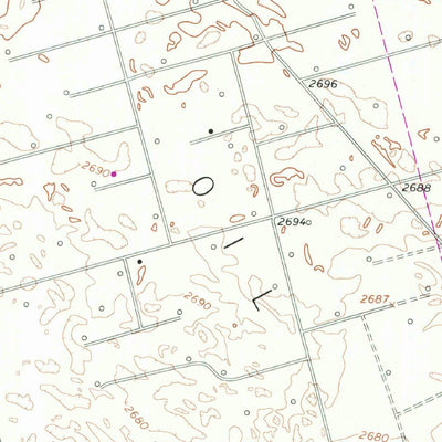 United States Geological Survey Doodle Bug Well, TX (1964, 24000-Scale) digital map
