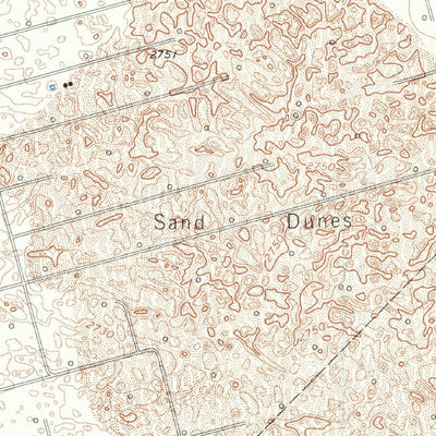 United States Geological Survey Doodle Bug Well, TX (1964, 24000-Scale) digital map