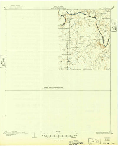 United States Geological Survey Doole, TX (1931, 62500-Scale) digital map