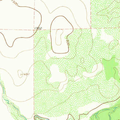 United States Geological Survey Doole, TX (1967, 24000-Scale) digital map