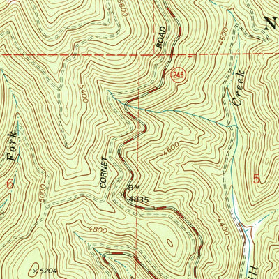 United States Geological Survey Dooley Mountain, OR (1993, 24000-Scale) digital map