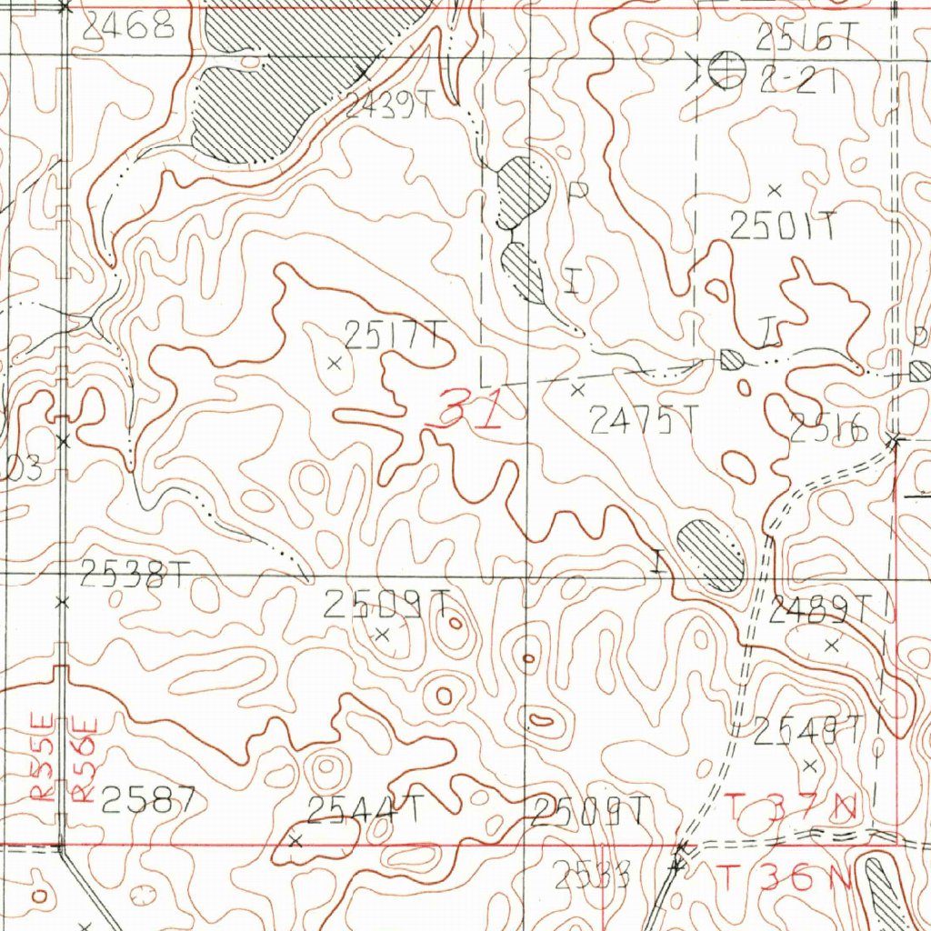 Dooley, MT (1983, 24000-Scale) Map by United States Geological Survey ...