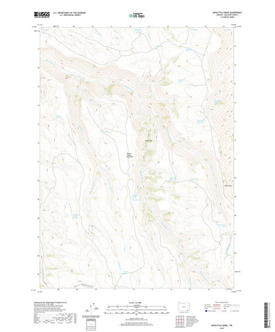 United States Geological Survey Doolittle Creek, OR (2020, 24000-Scale) digital map