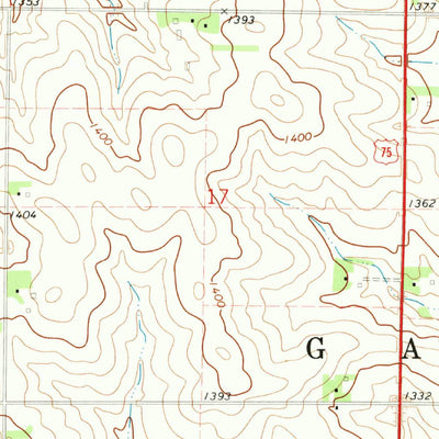 United States Geological Survey Doon, IA (1971, 24000-Scale) digital map
