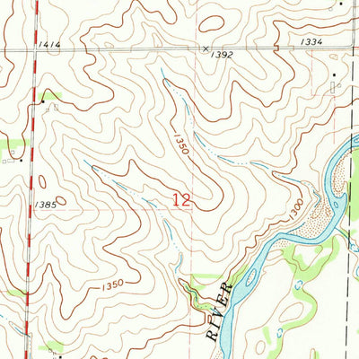 United States Geological Survey Doon, IA (1971, 24000-Scale) digital map