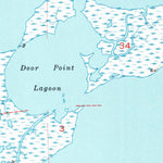 United States Geological Survey Door Point, LA (1955, 24000-Scale) digital map