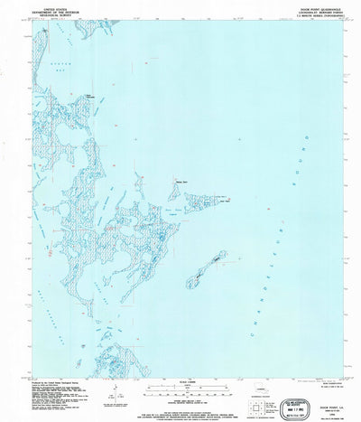 United States Geological Survey Door Point, LA (1994, 24000-Scale) digital map