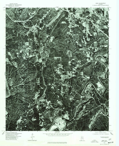 United States Geological Survey Dora, AL (1975, 24000-Scale) digital map