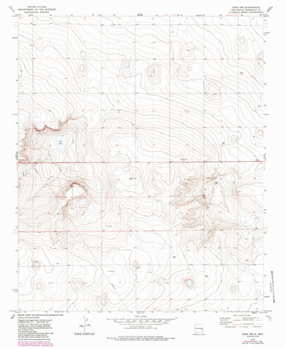 United States Geological Survey Dora NW, NM (1972, 24000-Scale) digital map