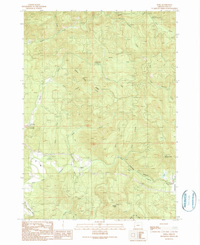 United States Geological Survey Dora, OR (1990, 24000-Scale) digital map