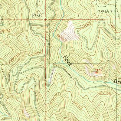 United States Geological Survey Dora, OR (1990, 24000-Scale) digital map