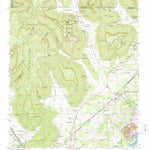 United States Geological Survey Doran Cove, AL-TN (1967, 24000-Scale) digital map