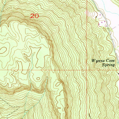 United States Geological Survey Doran Cove, AL-TN (1967, 24000-Scale) digital map