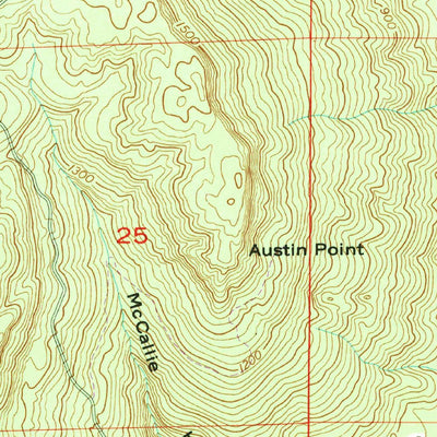 United States Geological Survey Doran Cove, AL-TN (1967, 24000-Scale) digital map