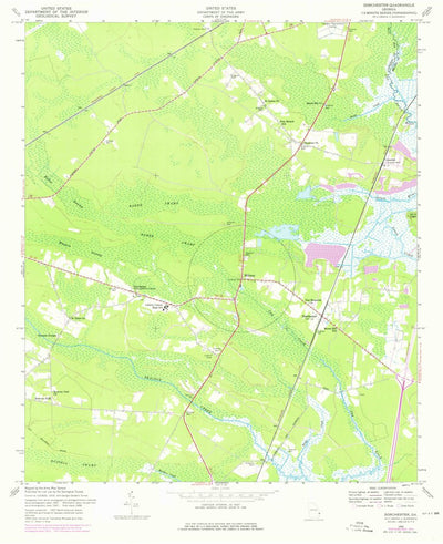United States Geological Survey Dorchester, GA (1958, 24000-Scale) digital map