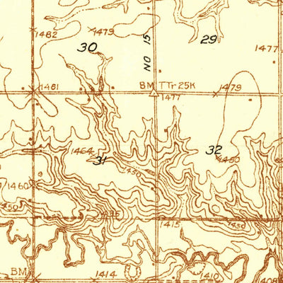 United States Geological Survey Dorchester, NE (1935, 48000-Scale) digital map