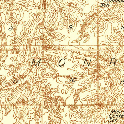 United States Geological Survey Dorchester, NE (1935, 48000-Scale) digital map