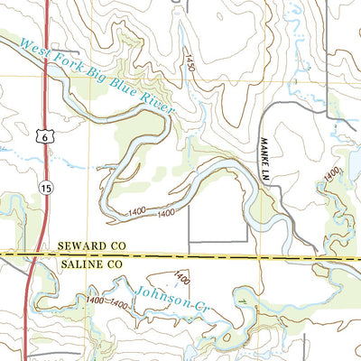 United States Geological Survey Dorchester, NE (2021, 24000-Scale) digital map