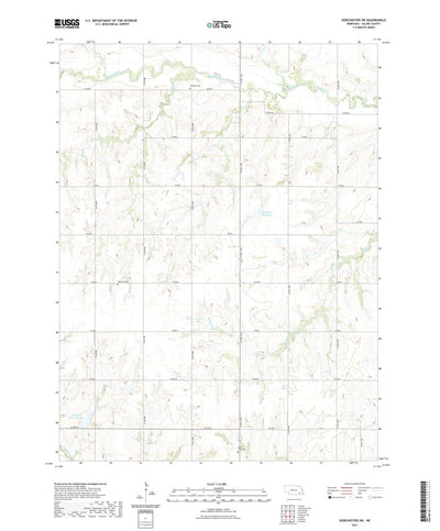 United States Geological Survey Dorchester SW, NE (2021, 24000-Scale) digital map