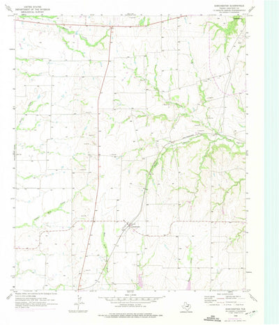 United States Geological Survey Dorchester, TX (1958, 24000-Scale) digital map