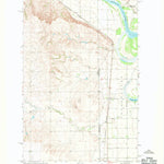 United States Geological Survey Dore, ND-MT (1968, 24000-Scale) digital map