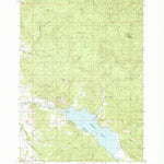 United States Geological Survey Dorena Lake, OR (1986, 24000-Scale) digital map