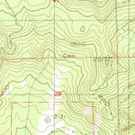 United States Geological Survey Dorena Lake, OR (1986, 24000-Scale) digital map