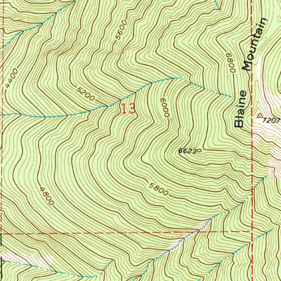 United States Geological Survey Doris Mountain, MT (1962, 24000-Scale) digital map