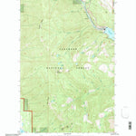 United States Geological Survey Doris Mountain, MT (1994, 24000-Scale) digital map