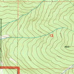 United States Geological Survey Doris Mountain, MT (1994, 24000-Scale) digital map