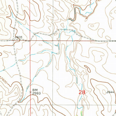United States Geological Survey Dorothy Draw, MT (1981, 24000-Scale) digital map