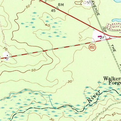 United States Geological Survey Dorothy, NJ (1956, 24000-Scale) digital map