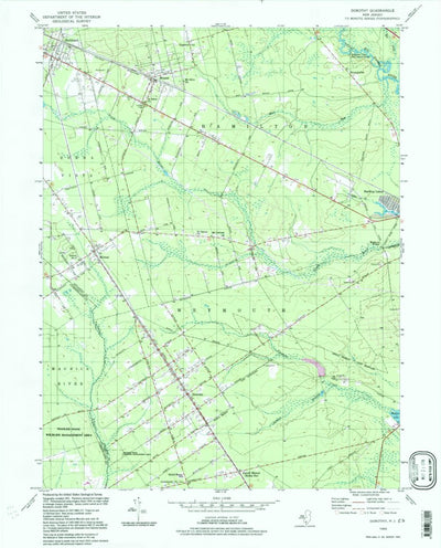 United States Geological Survey Dorothy, NJ (1994, 24000-Scale) digital map