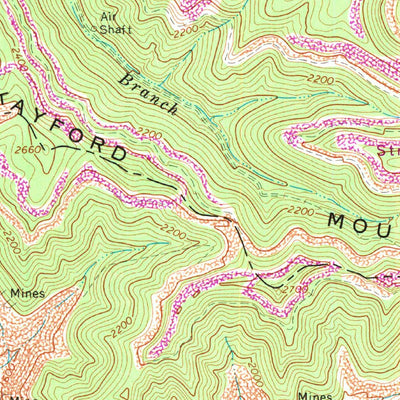 United States Geological Survey Dorothy, WV (1965, 24000-Scale) digital map