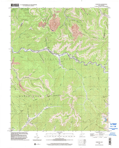 United States Geological Survey Dorothy, WV (1996, 24000-Scale) digital map