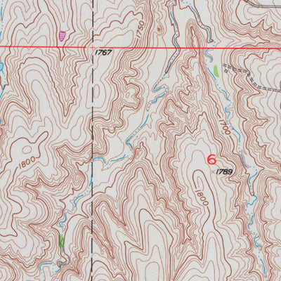 United States Geological Survey Dorrance, KS (1956, 24000-Scale) digital map