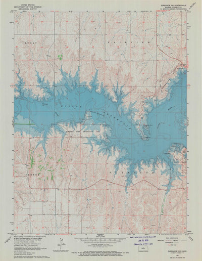 United States Geological Survey Dorrance NE, KS (1967, 24000-Scale) digital map