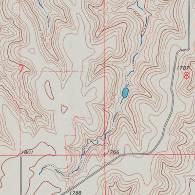 United States Geological Survey Dorrance NW, KS (1967, 24000-Scale) digital map