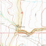 United States Geological Survey Dorris Reservoir, CA (1963, 24000-Scale) digital map