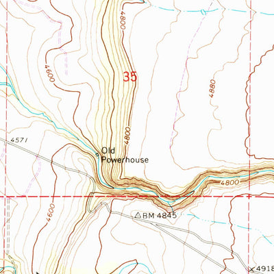 United States Geological Survey Dorris Reservoir, CA (1963, 24000-Scale) digital map