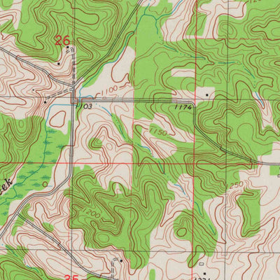 United States Geological Survey Dorrity Creek, WI (1978, 24000-Scale) digital map