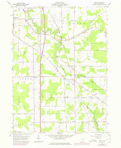 United States Geological Survey Dorset, OH (1959, 24000-Scale) digital map