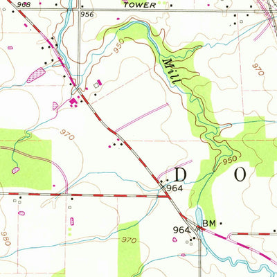 United States Geological Survey Dorset, OH (1959, 24000-Scale) digital map