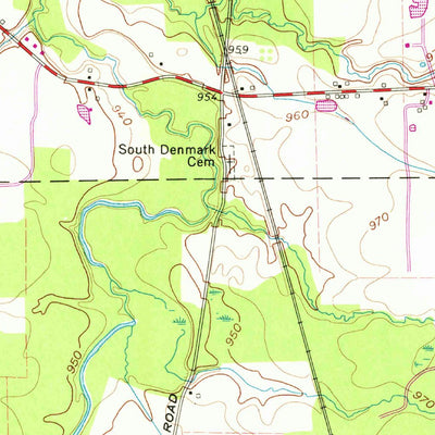 United States Geological Survey Dorset, OH (1959, 24000-Scale) digital map