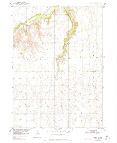 United States Geological Survey Dorsey NW, NE (1950, 24000-Scale) digital map