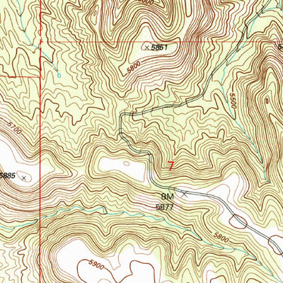 United States Geological Survey Dorsey Ranch, NM (1999, 24000-Scale) digital map