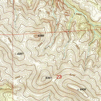 United States Geological Survey Dorsey Ranch, NM (1999, 24000-Scale) digital map