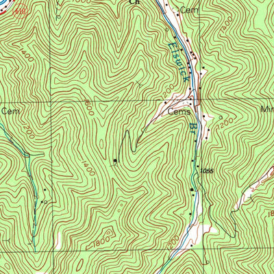United States Geological Survey Dorton, KY (1992, 24000-Scale) digital map